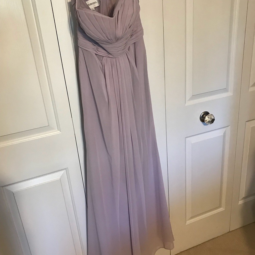 Bridesmaid dress from David’s Bridal