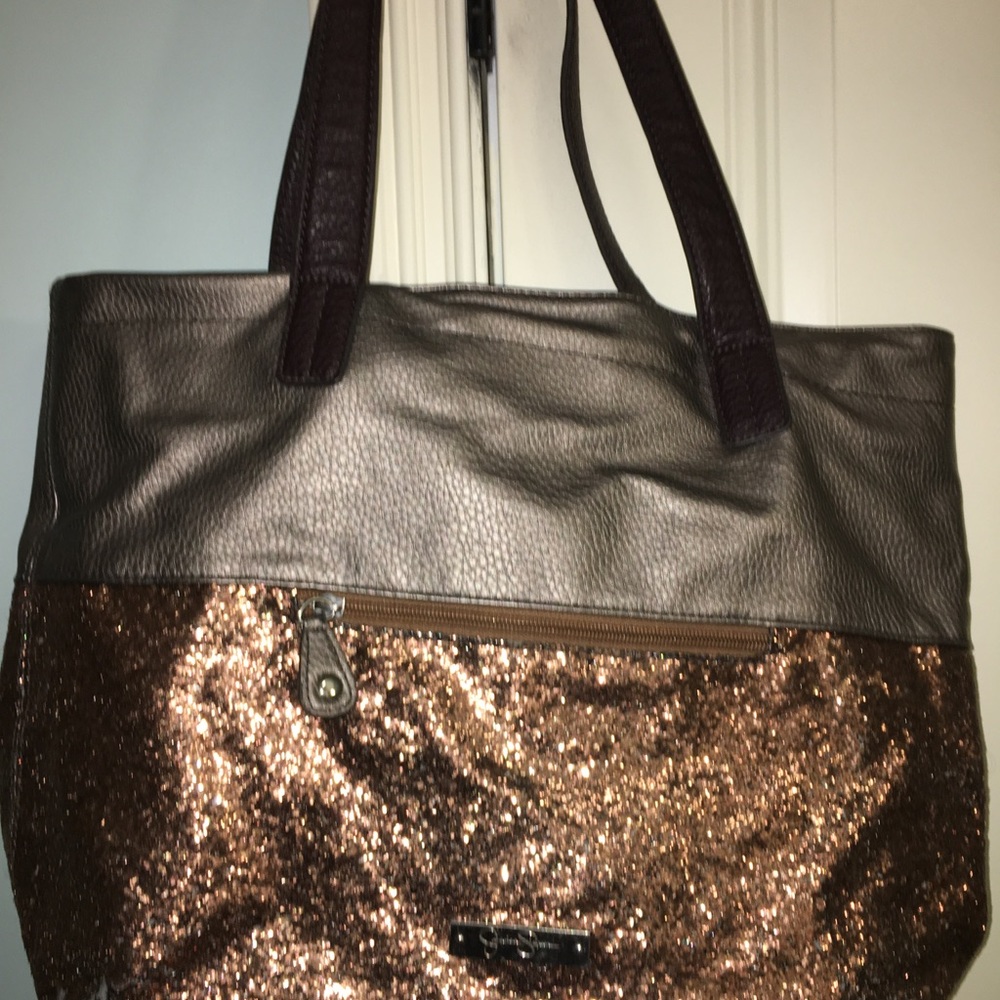 Jessica Simpson Jett Setter (rare) Gold Handbag
