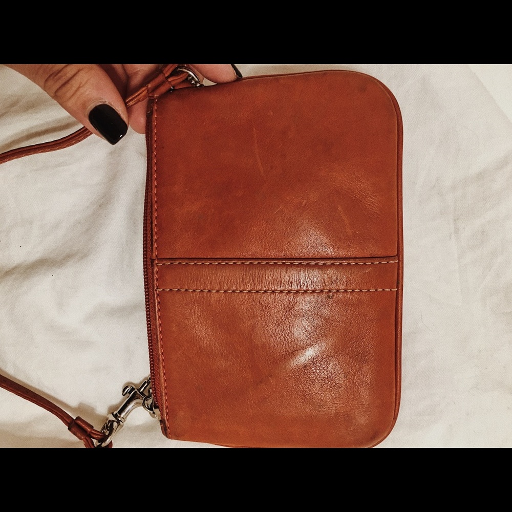 Coach wristlet - Blood Orange