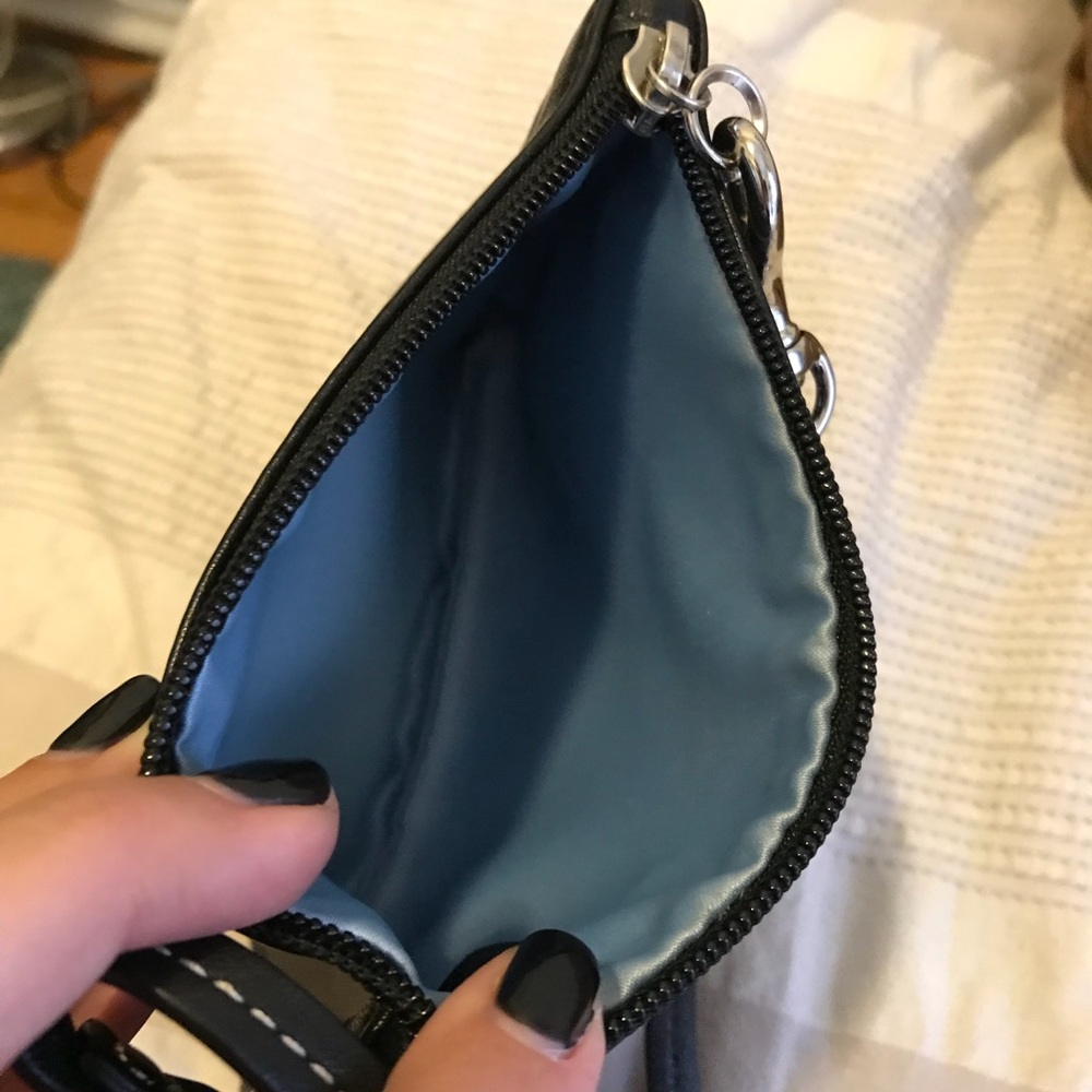 Black Coach Wristlet - Picture 3 of 5