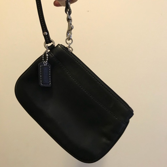 Black Coach Wristlet - Picture 2 of 5