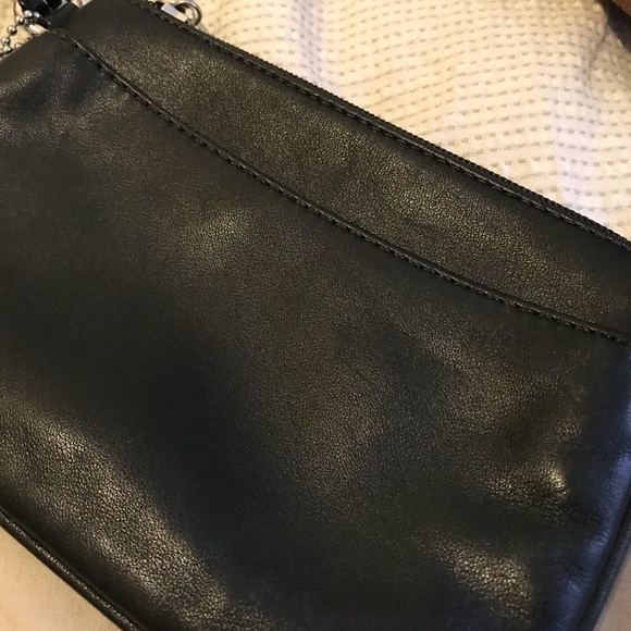 Black Coach Wristlet - Picture 4 of 5