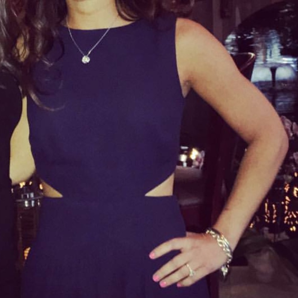 Worn only once- nicole miller gown