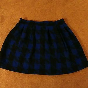 Lily White plaid mini skirt