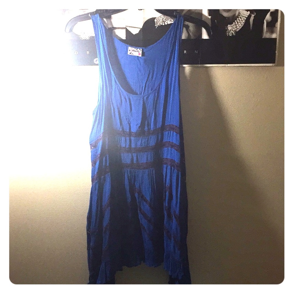 Blue Free People Slip