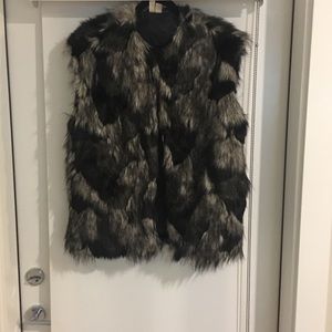 Forever 21 fur vest.