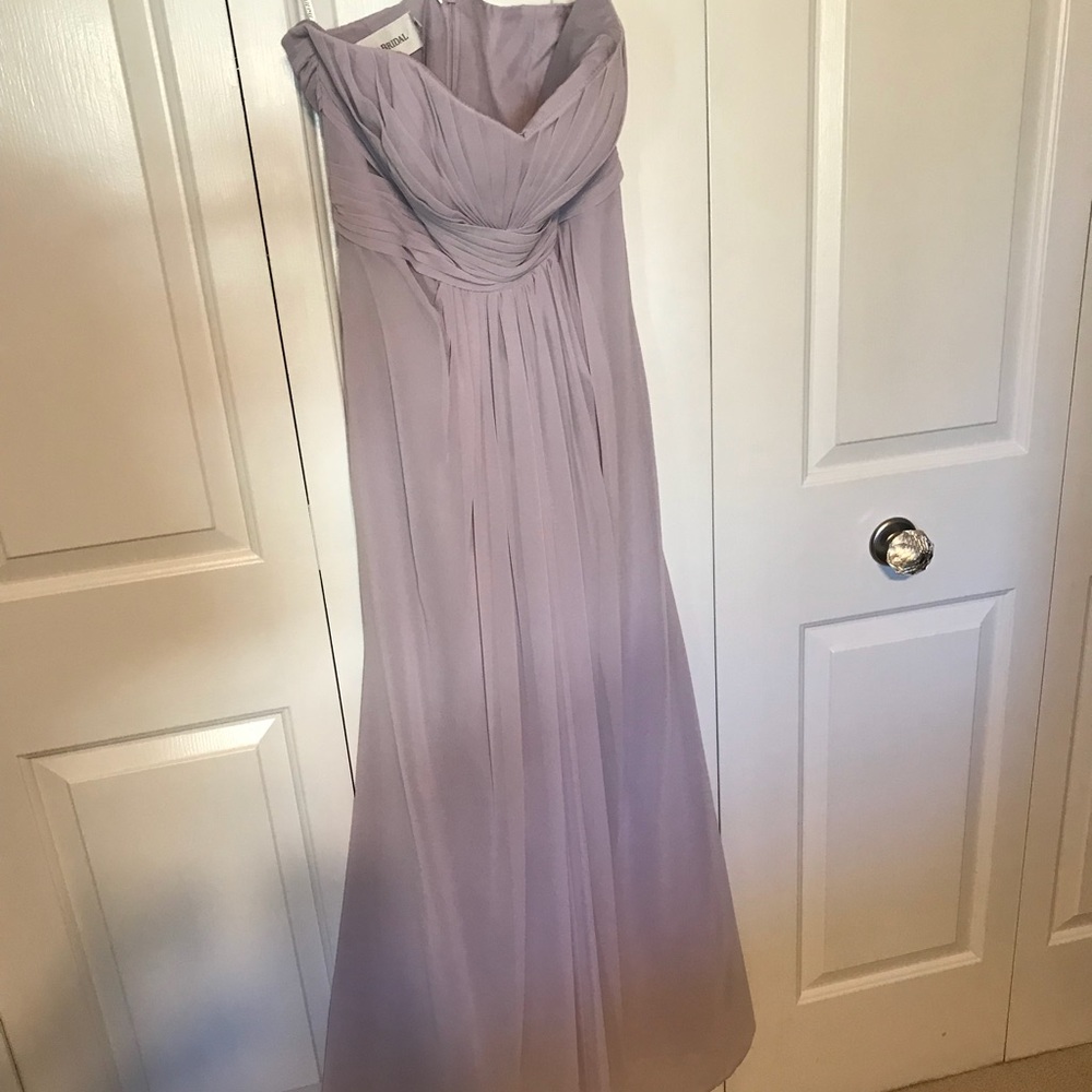 Bridesmaid dress from David’s Bridal