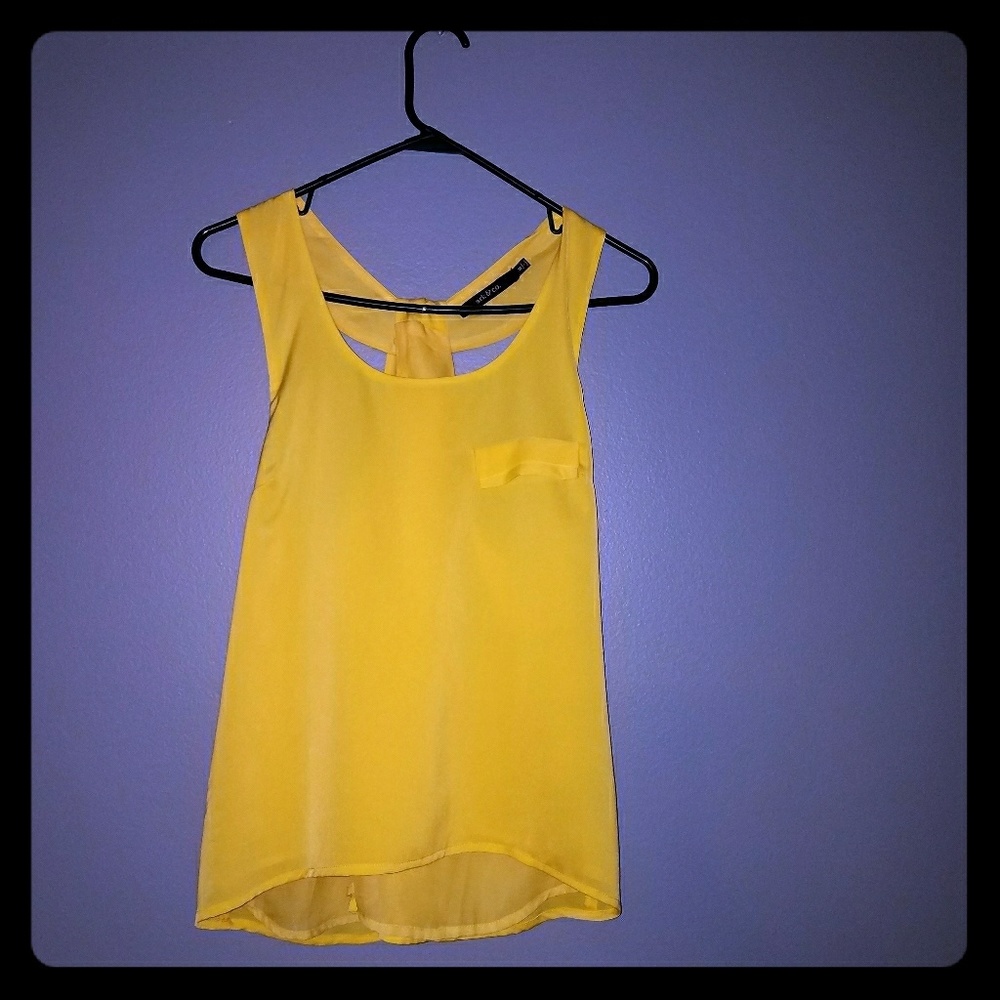 Yellow Silky Tank