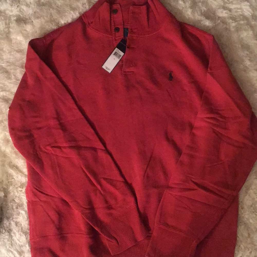 Red Ralph Lauren sweater