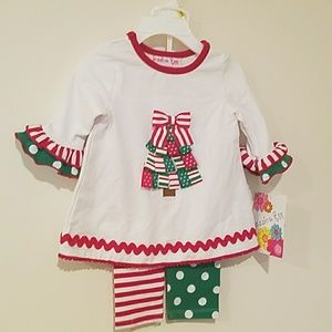 Jessica Ann 2 Piece Christmas Outfit