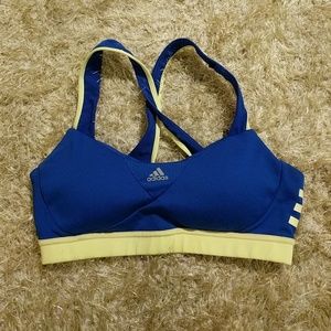 ADIDAS cross back sports bra