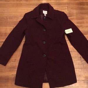 St John’s Bay Burgundy Peacoat