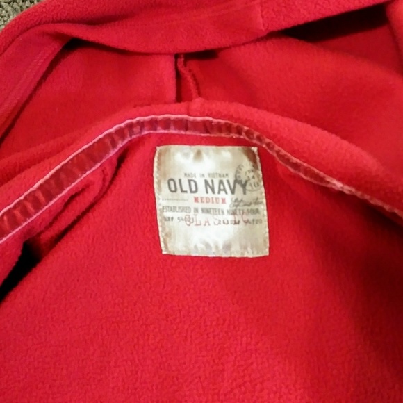 🎅🎄Old Navy Kids Fleece Hooded Jacket Med🎅🎄 - Picture 8 of 8