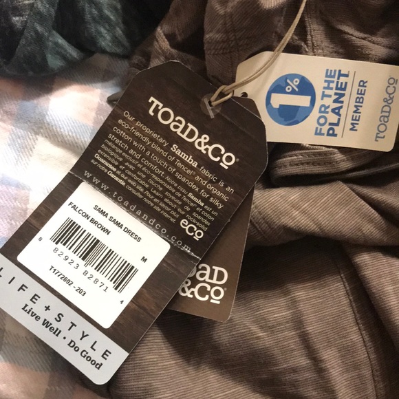 Toad & Co. Sama Sama dress (brown) - Picture 7 of 8