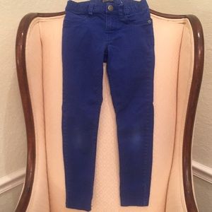 Colored girl's jeans.