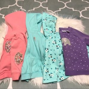 18mth winter bundle- hoodies, sweatshirt