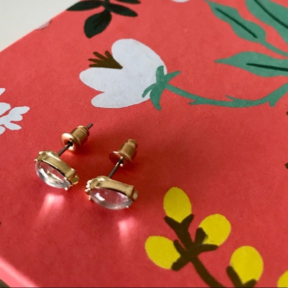 Marble + Crystal Stud Earring Trio - Picture 4 of 4