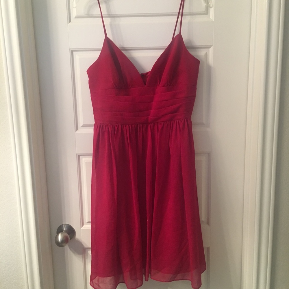Size 6 Apple Red David Bridals dress