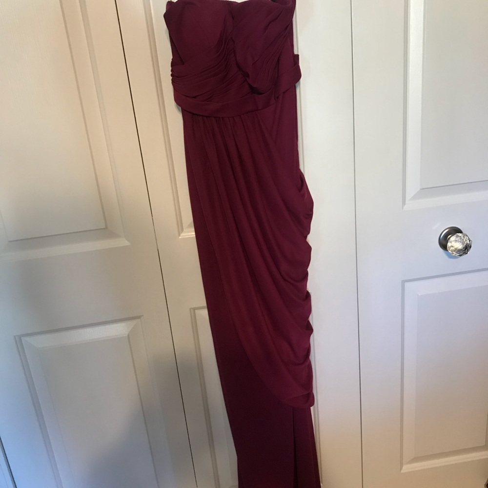 Bridesmaid dress from David’s Bridal