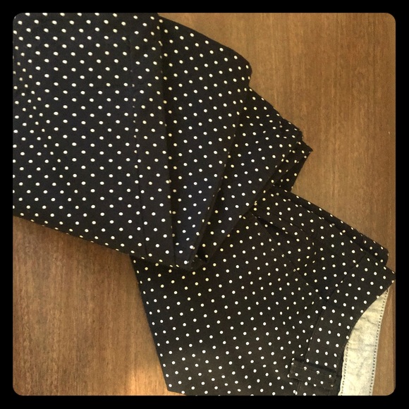 mens polka dot chinos