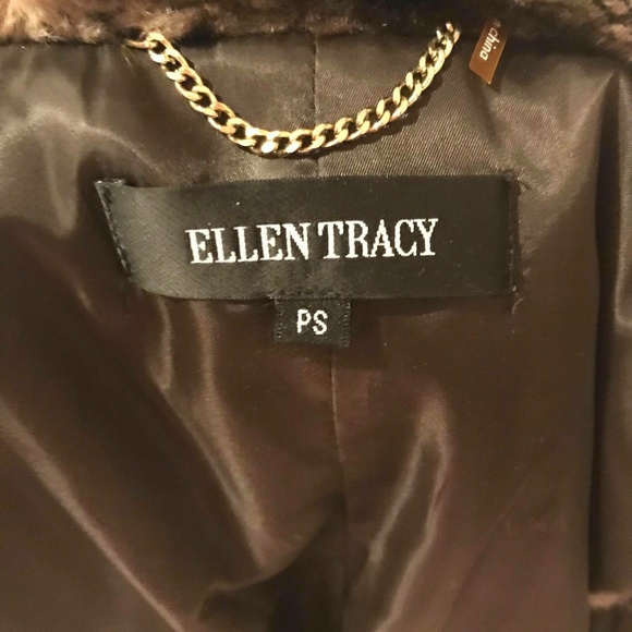 💙Ellen Tracy💜Faux Fur Anorak Vest💙 - Picture 4 of 5