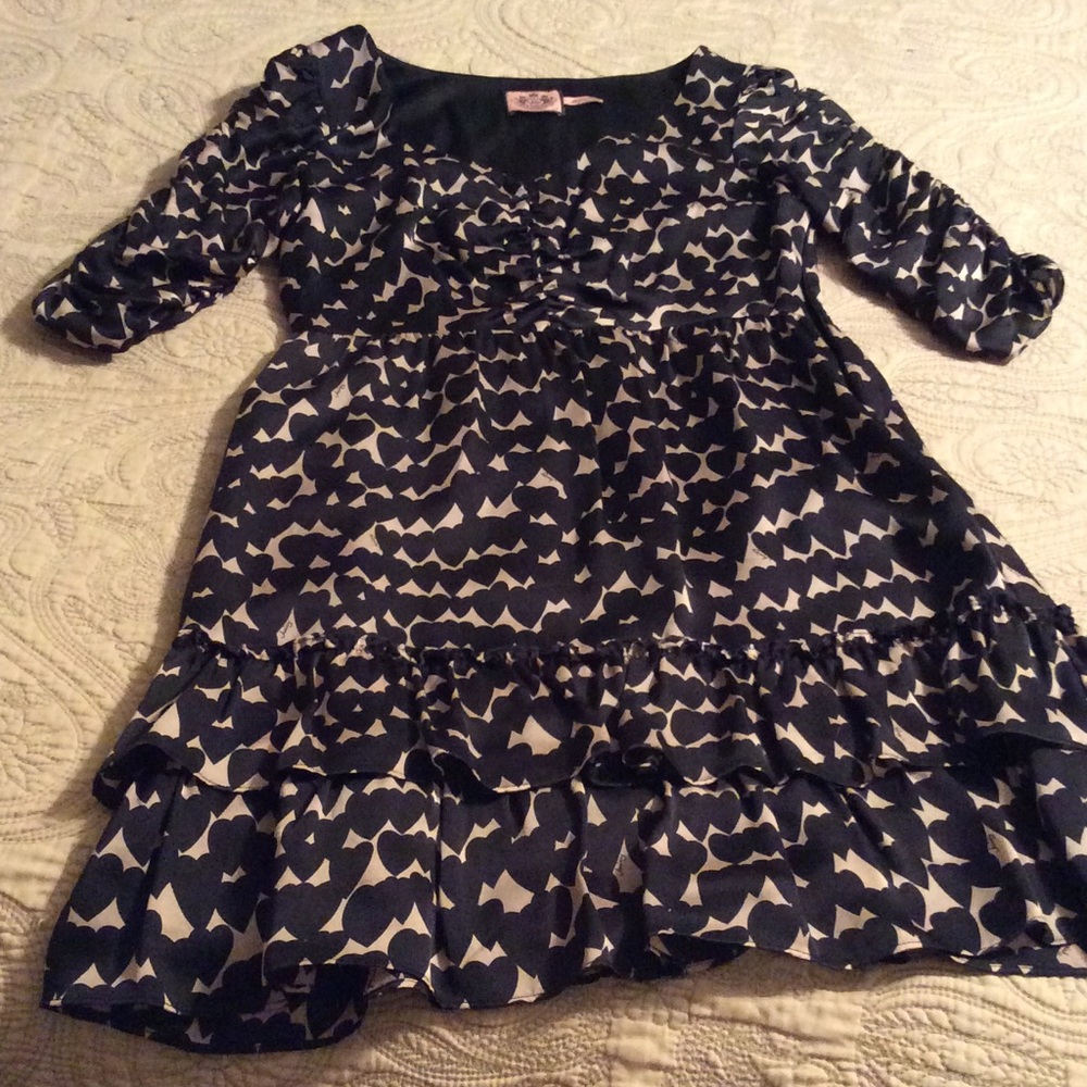 Juicy Couture Silk dress with detailed sleeves