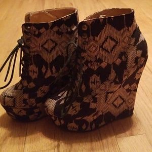Wedge Booties