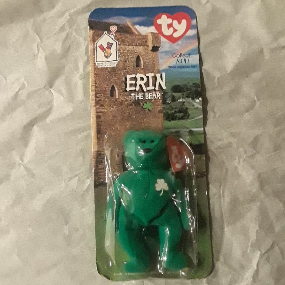 COLLECTORS Teenie Original Beanie "Erin" the Bear