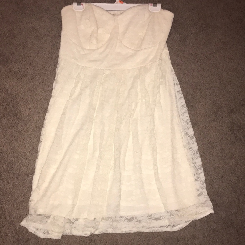 Off-White lace dress