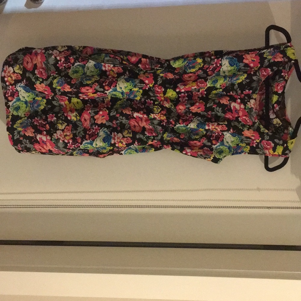 Floral dress.