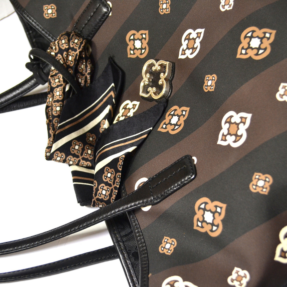 Brighton Black Amanda Medium Scarf Tote $260 - Picture 4 of 7