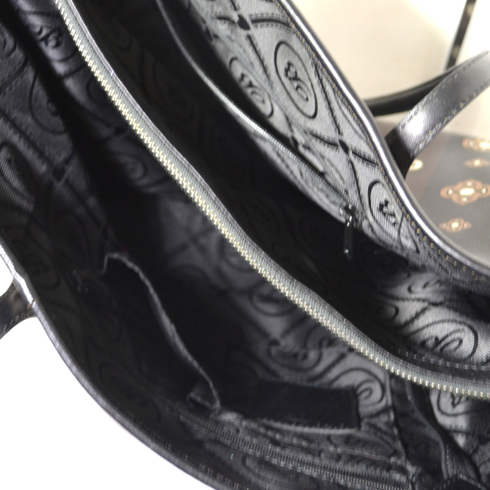 Brighton Black Amanda Medium Scarf Tote $260 - Picture 6 of 7