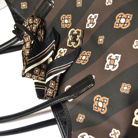 Brighton Black Amanda Medium Scarf Tote $260 - Picture 4 of 7