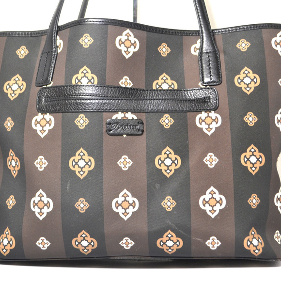 Brighton Black Amanda Medium Scarf Tote $260 - Picture 3 of 7