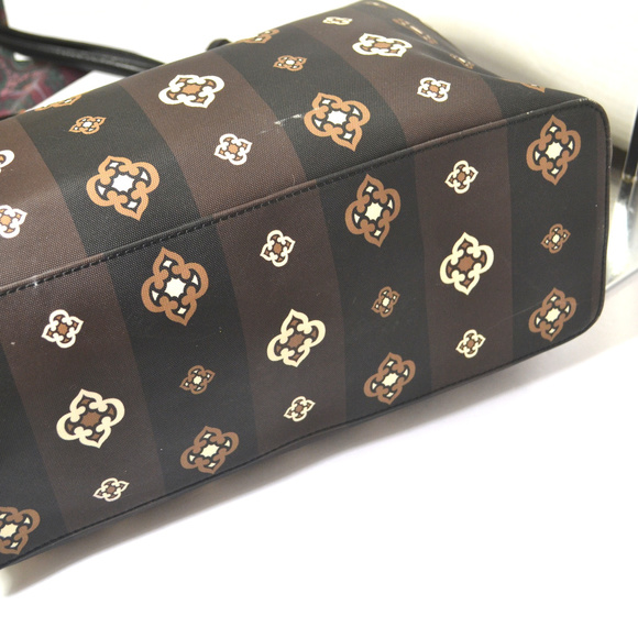 Brighton Black Amanda Medium Scarf Tote $260 - Picture 5 of 7