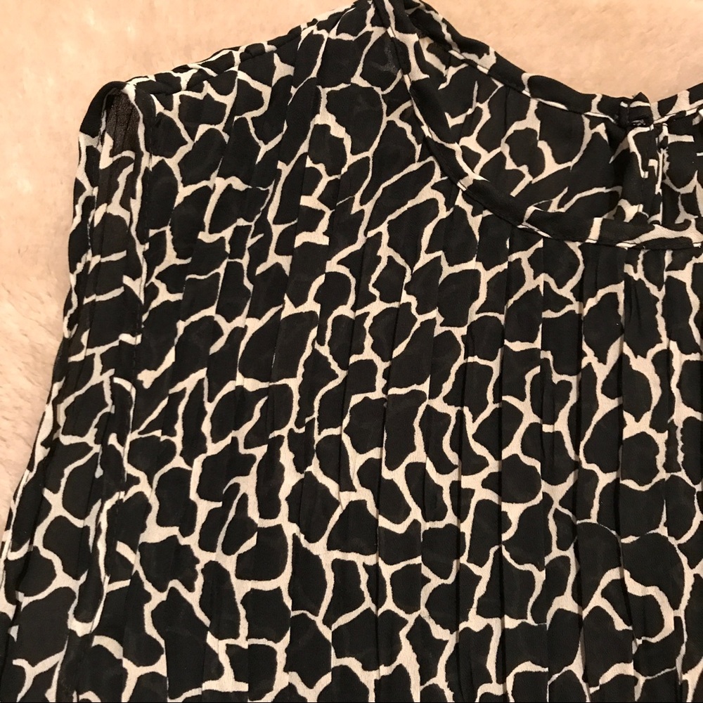 Pleated blouse