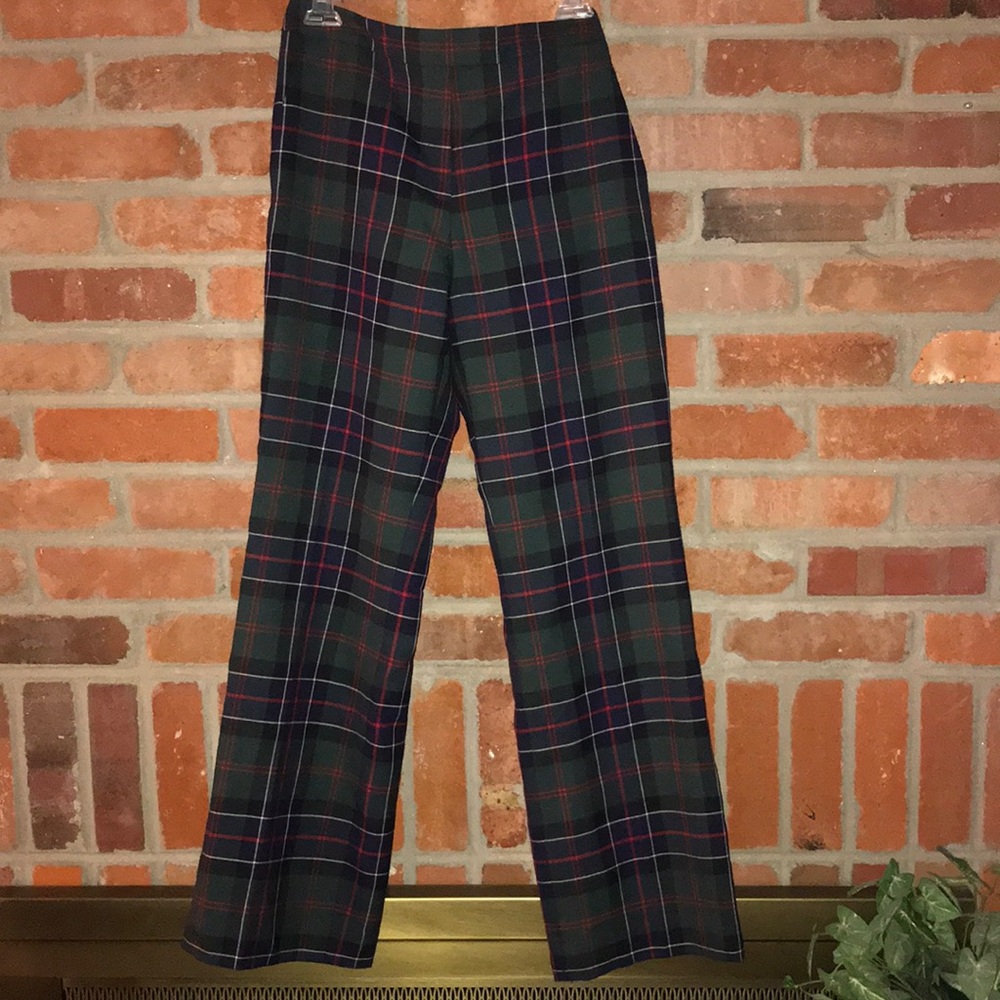 Plaid dress pants