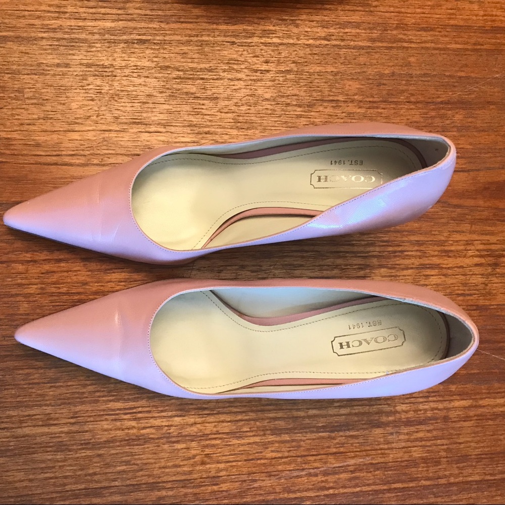 Coach leather pumps!
