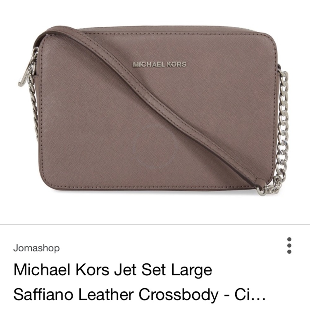 NWT MK Jet Set Saffiano Crossbody