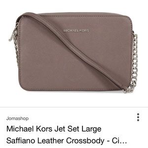 NWT MK Jet Set Saffiano Crossbody