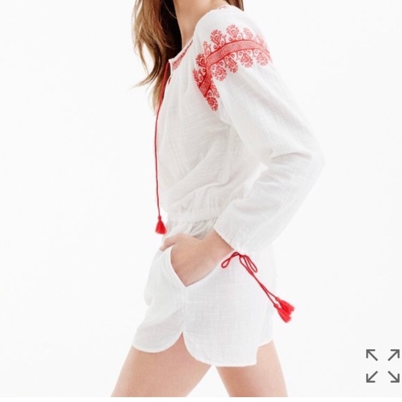 New J. Crew romper/coverup - Picture 2 of 4