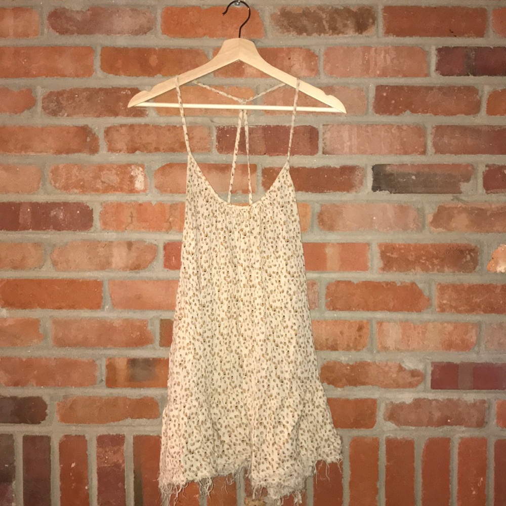 Yellow oatmeal dress