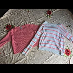 Pink sweater bundle!