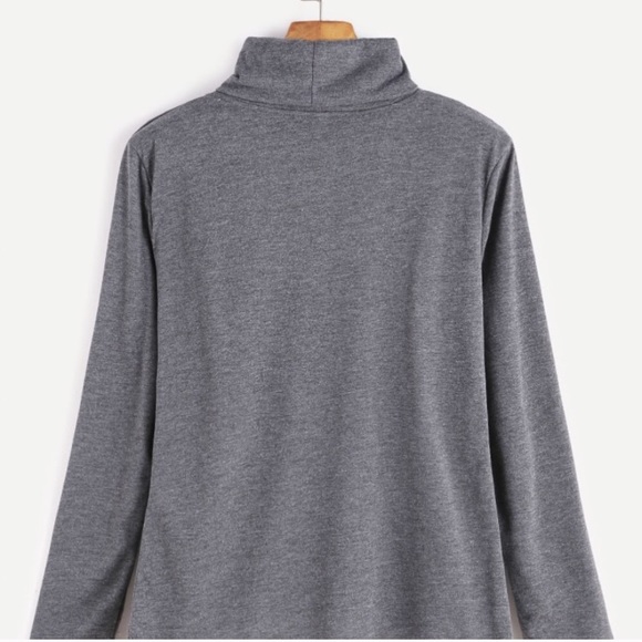 Brand new top! Never worn! Choker Peep neck top - Picture 2 of 4