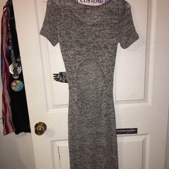 Long fitted Maxi Dress - Picture 2 of 2