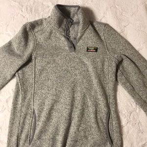 LL Bean Gray Pullover
