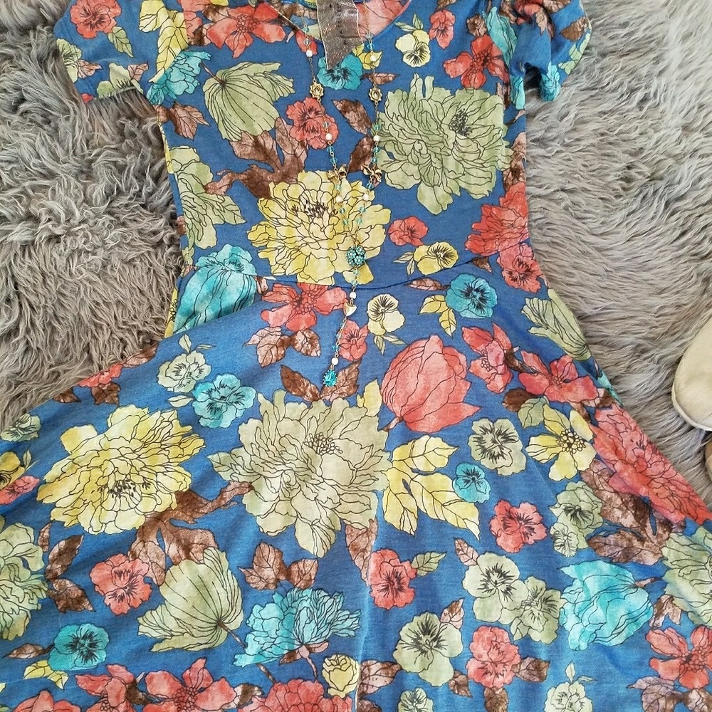 Beautiful Floral Mini Dress