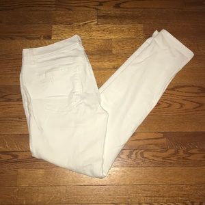 Loft white jeans size 8