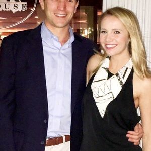 Black and white beaded scarf necklace