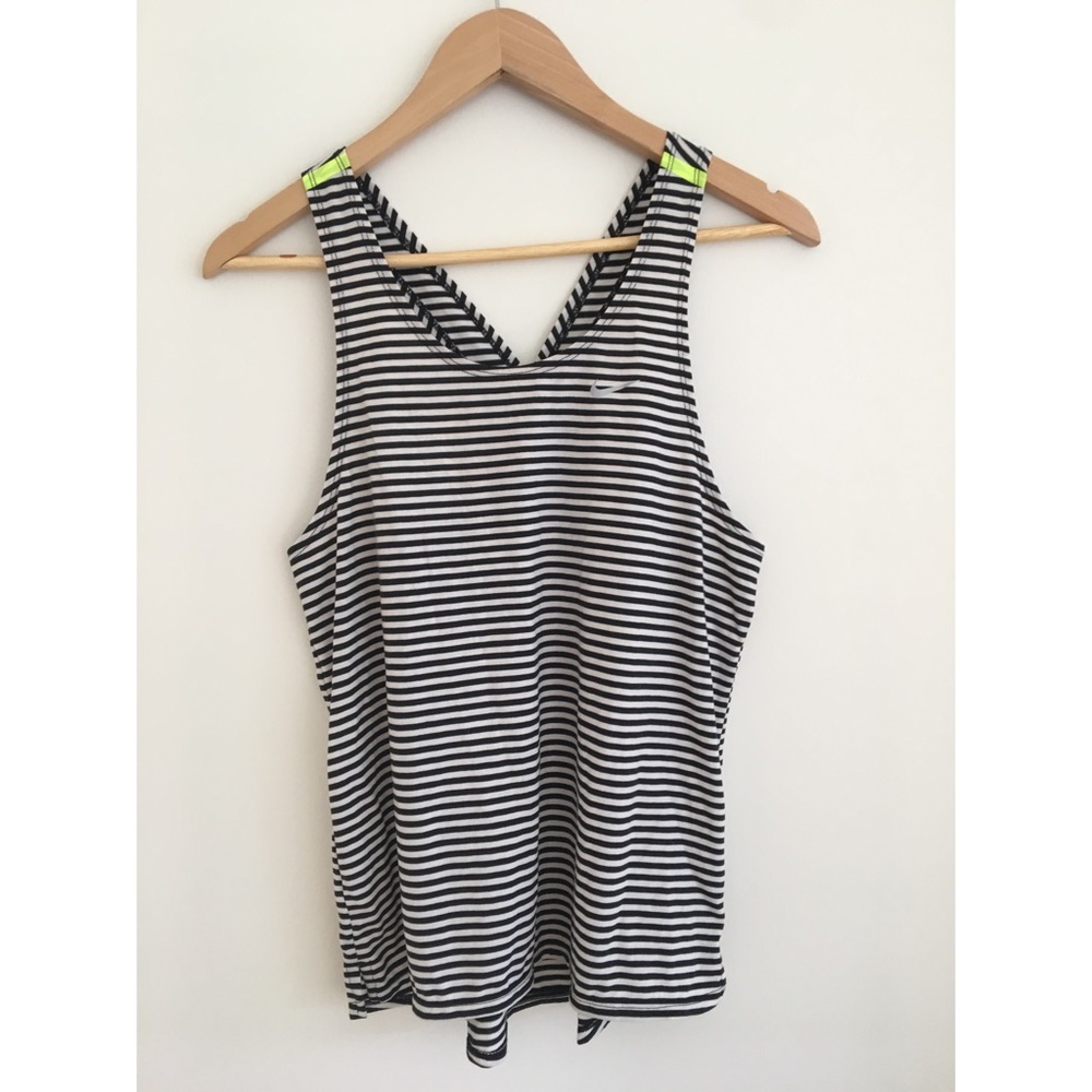 Nike Dri-Fit Striped Racerback Tank Top